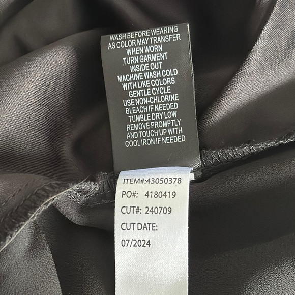 Torrid Black Sequin Abbey Blouse with Crew Neck and Short Sleeves - Picture 8 of 12